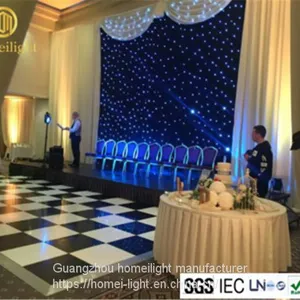 Blue and White Mix Led Star Curtain Cloth Wedding Backdrop thumbnail-3