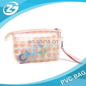 Coloured Transparent Promotional Gifts Waterproof Ziplock PVC Cosmetic Pouch thumbnail-5