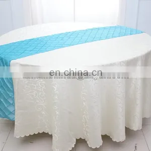 Good Cheap Pintuck Table Runner for Wedding thumbnail-1