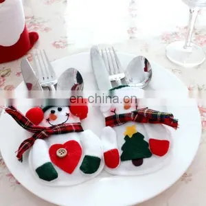 Snowman Christmas Silverware Holder Pockets By Collections thumbnail-1