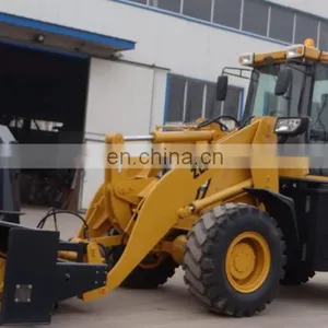 4 Wheel Drive 2000kgs Loader With Loading Bucket and Snow Blower thumbnail-3