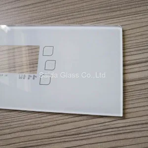 China Supplier Heat Tempered Glass 3mm 4mm Polished Edges for Smart Home Automation Touch Panels thumbnail-1