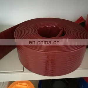 Blue Coil PVC Lay Flat Water Pump Irrigation Discharge Hose 6 Inch100m*101mm thumbnail-1