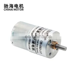 ChiHai Motor CHR-GM25-310T Low Voltage DC7.4V Micro Speed Gear Motor Reduction Gear Motors With Metal Gearbox for Diy thumbnail-6