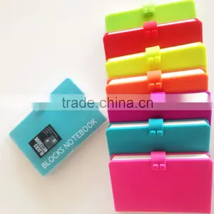 New Arrival Flat Notebook Paper Silicone Blocks Notebook Memo Paper Notebook thumbnail-3