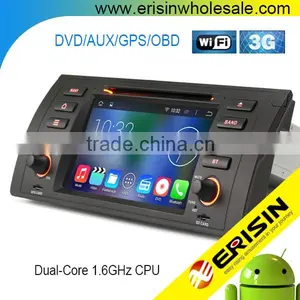 Erisin ES2053B 7" 4-Core Car DVD GPS Android 4.4.4 Touch Screen Car Radio 3G Wifi for E39 E53 thumbnail-1