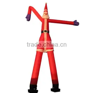 Custom High Quality Christmas Santa Image Different Height Inflatable Air Dancer for Christmas Promotion thumbnail-1