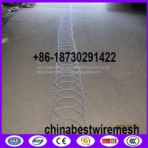 Iso BTO -22 Razor Wire Flat Wrap Coils Are Made Of High Tensile Razor Wire thumbnail-3