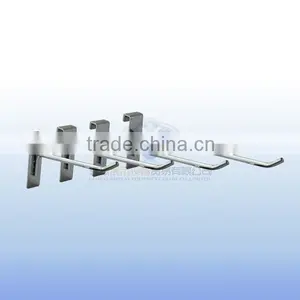 Metal Chrome Store Display Hanging Hook Fit to Griwall thumbnail-1
