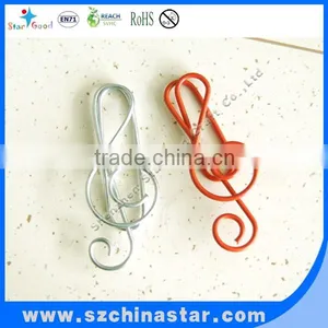 Lower MOQ Music Shaped Paper Clip Guitar Clip thumbnail-4