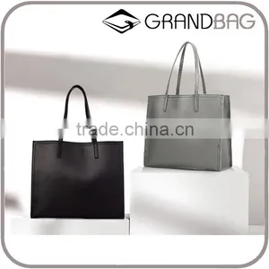 Morden Fashion Genuine Leather Two Sizes Womens Large Capacity Handbag Single-Shoulder Bags for Lady thumbnail-1