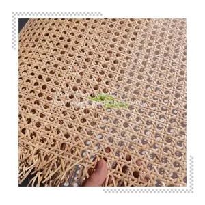 1/2 Natural Rotin Cane Peel Rattan Webbing Raw Material Weaving Rattan Roll thumbnail-1