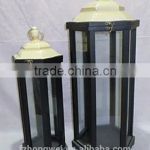Hongwei Handmade Wholesale Cheap Wooden Lantern High Quality thumbnail-1
