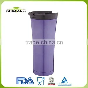 450ml Stainless Steel Insulated Travel Thermal Mug With Leakproof Covers thumbnail-1