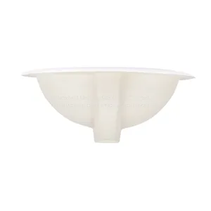 UPC Oval Ceramic Bathroom Drop-in Sink thumbnail-4
