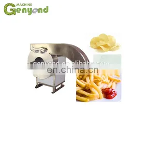 Shanghai Factory Commercial Industrial High Speed Even Thin Potato Chips Slicing Cutting Machine Potato Slice Slicer Equipment thumbnail-3