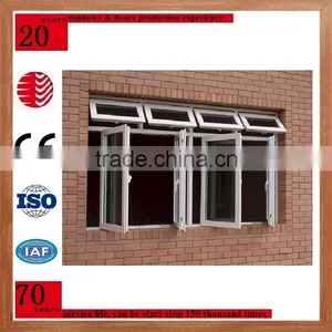 Aluminum Top Hung Double Glazing Awning Windows thumbnail-2