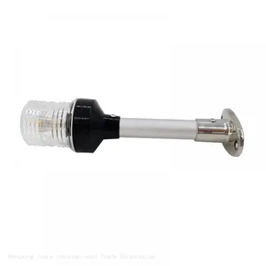 ISURE MARINE 12~24V Waterproof Boat Navigation Light, Boat Anchor Lights White LED Fold Down for Pontoon and Fishing Boat Yacht thumbnail-3