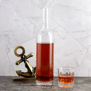 500ml 700ml 750ml Concave Base Glass Bottles Gold Supplier SinoBottles Packaging thumbnail-2
