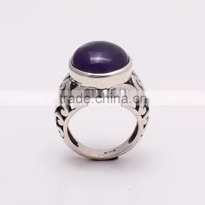 AMETHYST RING Ring,925 Sterling Silver Jewelry Wholesale,WHOLESALE SILVER JEWELRY,SILVER EXORTER,SILVER JEWELRY FROM INDIA thumbnail-3