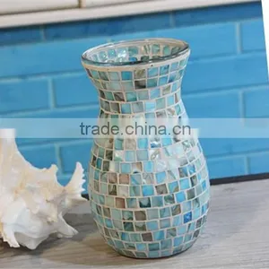 Murano Mosaic Glass Vase Made in China With Round Bottom Quality Choice thumbnail-1
