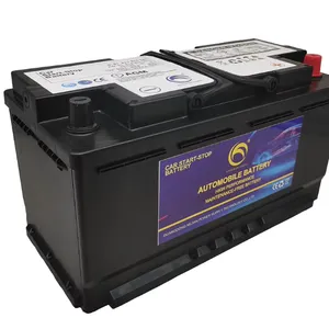 12V 100AH Car Starting Battery 6-QW-100 Automobile Battery CCA850 Rechargeable Maintenance Free Car Battery thumbnail-1