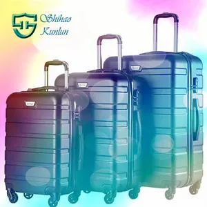Custom Brand Suitcase 360 Degree Travel Luggage Bag Sets With Aluminum Trolley Handle for Long Holiday thumbnail-1
