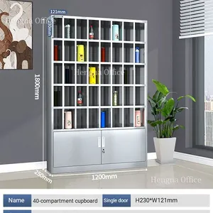 Free-Standing Stainless Steel Tea Cup Holder & Display Shelf-Modern Office Pantry Furniture thumbnail-4