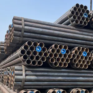 SCH 40 SCH 80 ERW Black Carbon Steel Welded Round Pipe thumbnail-3