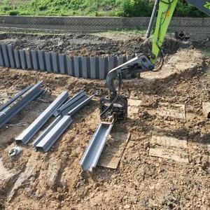 Pvc Retaining Wall Plastic Sheet Pile U Type PVC Sheet Piling for Marine Structures 50+ Years Long Time Life Design thumbnail-3
