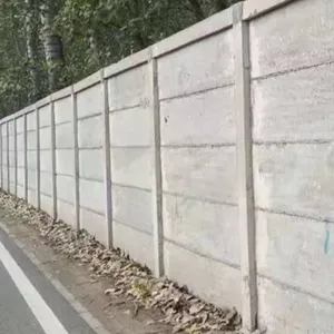 New - Type Prefabricated Cement Fence Panel Equipment With Advanced Technology, Sturdy and Anti - Corrosion Solid Blocks, Corrosion - Resistant, Directly From the Manufacturer thumbnail-1
