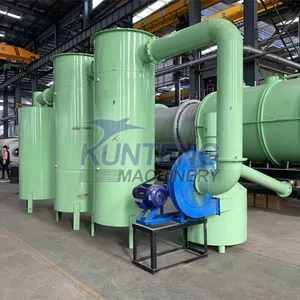 No-Smoke Continuous Wood Chip and Coconut Shell Carbonization Furnace Charcoal Making Machine EPC thumbnail-4