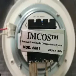 IMCOS-6801/AL Aluminium Ceiling Mount Marine Loudspeaker thumbnail-1