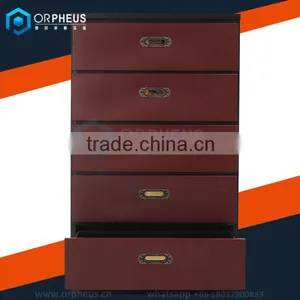 Grunge Style Hallway Cabinet Furniture Small Pull Drawer Cabinet Stainless Steel Drawer Storage Cabinet Used Under Desk thumbnail-1