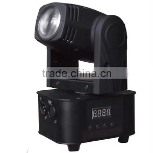 Disco Mini Moving Head Beam Light 10W Cool White Led Pan:540 Degree Tilt:270 Degree Power:40W thumbnail-3