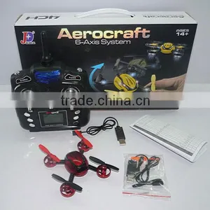 4CH 2.4G Mini 4-Aexs Aerocraft With Video Camera 5 LED Lights Jxd RC Toys thumbnail-3