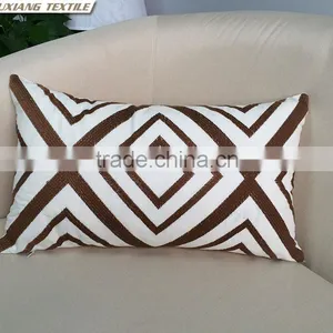 PU & Woolen Embroidered Pillow Christmas Decorations Cushion Cover thumbnail-2