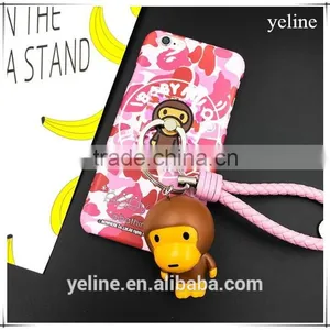 Monkey Design Phone Case With Monkey Ring Holder Monkey Sling thumbnail-2