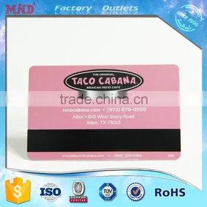 MDC116 HF 13.56MHZ Clear Hard Plastic Pvc Rfid Labels Card thumbnail-5