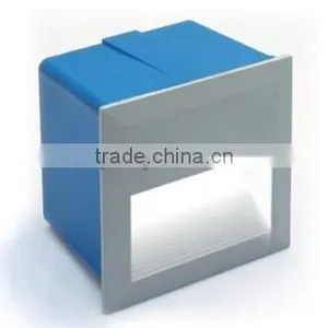 Decoration Led Mini Light Indoor IP65 27x0.1W SMD LED Recessed Aluminium Wall Light Step Light thumbnail-2