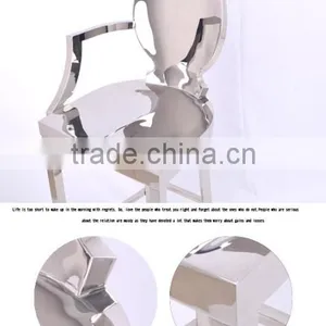 New Classic Stainless Steel Bar Chair thumbnail-3