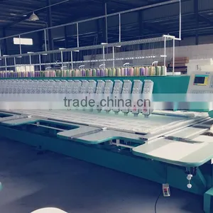 Multi-heads Flat Computerized Embroidery Machine With Cutter With Utc thumbnail-2