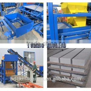 QT4-25 Different Raw Material Facing Brick Production Line Based on High Pressure Brick Making Hydraulic Machine thumbnail-2