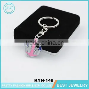 Fashion Bulk Anchor Shape Keychain Lanyard Metal Wholesale Key Ring thumbnail-1