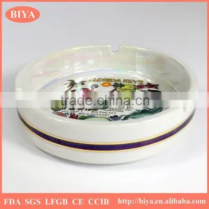 Porcelain Ceramics Ashtray Coated Colorful Pearl Glazed for Souvenir and Decorative Used,accept Custom Logo thumbnail-2