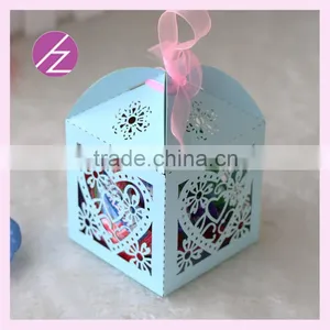 Hot SaleOEM Favor Box Wedding Candy Box Wedding Invitation Gift Box Laser Cut Heart Shape Custom Size Names&date Package Box thumbnail-5
