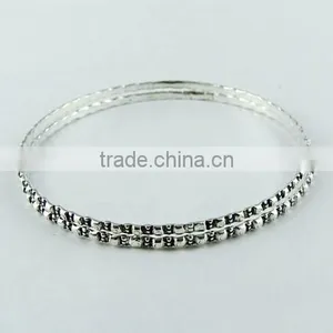 Oxidized Designer Bangles In 925 Sterling Silver thumbnail-1