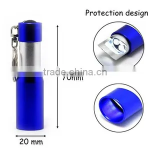 (1500348) Promotional Aluminum Mini 3 LED Flashlight Keychain With Bottle Opener thumbnail-2