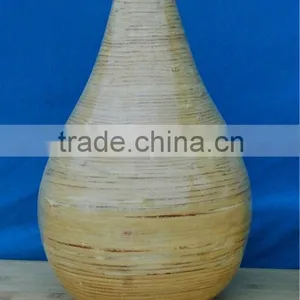 Special Shape Laminated Bamboo Vase thumbnail-1