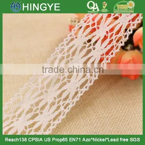 New Arrival 100% Cotton Crochet Lace Pattern for Dress H1652 thumbnail-2